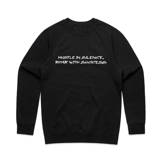 Women's Crew Sweatshirt (Hustle slogan)